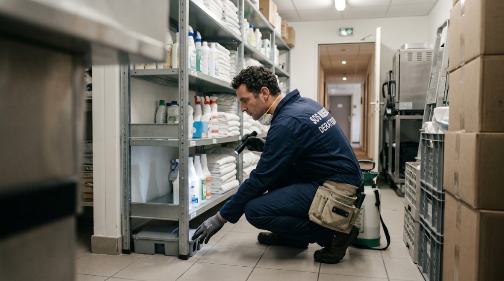 Intervention dératisation urgence en appartement